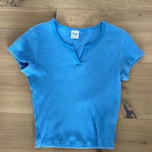 TNA waffle knit t-shirt